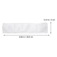 thumbnail image 2 of HAMPPLIES 48pcs Disposable Facial Headbands for Washing Face Stretchable Non-woven Fabric, 2 of 7