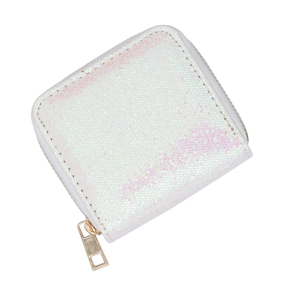 OULII Money Purse for Women Coin Purse White Slim Design 1Set for Shopping