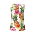 thumbnail image 5 of Haiem Hawaiian Pineappl Workout Tank Tops for Women, Athletic Sports Slim-Fit Tank Tops, Compression Sleeveless Dry Fit Shirts,Athletic Shirt-X-Large, 5 of 9