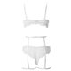 thumbnail image 5 of Gibobby Lenceria mujer sexy Nueva ropa de dormir Pijamas Lencería Sexy Encaje Ropa interior Anillo Liga Íntimos(Blanco CH), 5 of 5