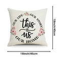 thumbnail image 3 of Bjutir Easter Linen Pillow Cover Spring Flower Car Home Sofa Pillow Cover, 3 of 5