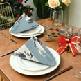 thumbnail image 3 of Napkin Satin Napkin 20*20Inchx6 Kitchen Towel Dinner Plate Towel Decorative Towel Napkin Tea Towel Suitable For Kitchen Table Black and White Gog Face, 3 of 8