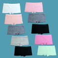 thumbnail image 3 of White Ivy Stretchable Boyshort Panties for Young Girls, Boyshort Underwear 10 Pack, 3 of 9
