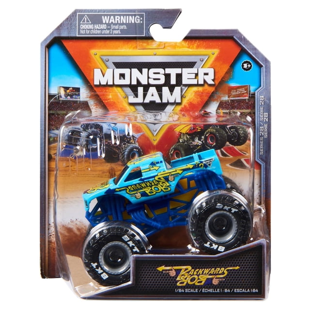 Monster Jam: Backwards Bob Escala 1/64 Spin Master Games 6066655