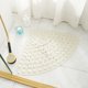 thumbnail image 1 of (Beige) Alfombra de baño/ducha cuadrada curvada, antideslizante, resistente al moho, lavable a máquina, apta para platos de ducha, ideal para niños y ancianos, 1 of 5