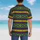 thumbnail image 4 of Fotbe Carnival Mardi Gras Camisa Hawaiana para Hombre Unisex – Camisa Casual de Verano con Botones de Manga Corta de Algodón y Lino,3X-Large, 4 of 7