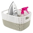 thumbnail image 1 of Simplify Panier de Rangement Moyen Gris Chiné (26311-HGray), 1 of 2