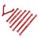 thumbnail image 2 of DEWIN Kit de Barra de Amarre de Barra de tracción de Enlace de Metal Piezas de Carcasa de Coche de Control Remoto AXIAL SCX24 1/24(Rojo), 2 of 5