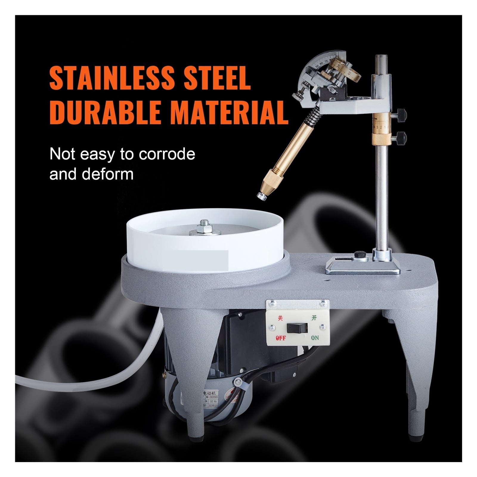 180W 2800RPM Faceting Machine, Jade Grinding Polishing Machine, Rock Polisher Jewel Angle Polisher With Faceted ,Powerhouse Performance