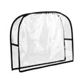 thumbnail image 2 of FITYLE Chair Back Cover Transparent Sturdy Hairdressing Waterproof Styling Chair Professional for Beauty Center SPA Salon Barbershop Black Round S, 2 of 9