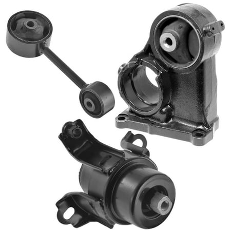 4M Auto Parts Rear Front Engine Mounts & Front Right Engine Torque Strut Mount 3PCS Set. Parts A72017 8967 8697