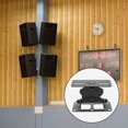 thumbnail image 1 of DEEPCRAFF Zinc Alloy Black Speaker Mount Shelf for High Fidelity Audio Systems 1Pcs, 1 of 4