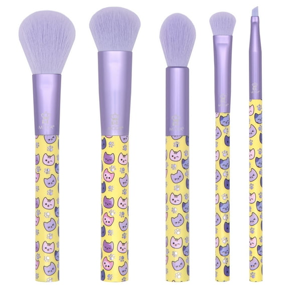 Moda Brush 5pc Pretty Paws Kitty Makeup Brush Set