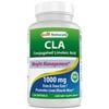 Best Naturals High Potency CLA 1000 mg Weight Loss Pills for Lean Mcle Mass, Softgels, 120 Ct.