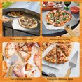 thumbnail image 6 of AGPTEK Metal Pizza Peel 12 Inch Pizza Paddle with Folding Wooden Handle Aluminum Pizza Peel Pizza Spatula Paddle for Ovens Pizza Peel for Home and Restaurants - Pro Pizza Oven Tools And Accessories, 6 of 8