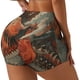 thumbnail image 1 of Fotbe Gigantic Skull In Clouds Shorts Sin Costuras – Shorts Deportivos de Cintura Alta para Mujer, Elásticos para Gimnasio, Yoga, Running o Ciclismo-X-Large, 1 of 8
