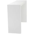 Studio 55D Velia 60" Wide HighGloss White Modern Bar Table
