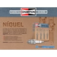 thumbnail image 3 of Juego 6 Bujías De Encendido CHAMPION 1985 A 1986 Dodge L6 3.7L Níquel, 3 of 5