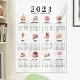 thumbnail image 2 of Mosey Wall Calendar 2024 Washable Cloth for Bedroom Room Decor Durable Clear Print with 12 Months Soft Polyester Tapestry Backdrop, 2 of 2