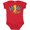 Red, variant on Inktastic Number One Race Car Boys or Girls Baby Bodysuit