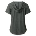 thumbnail image 5 of Women's T-Shirts Comfortable Hoodie Pullover Sweatshirt Long Sleeve Casual Tops for Everyday Wear, 5 of 7