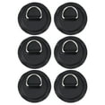 thumbnail image 4 of GLFILL New Practical Quality Durable D Ring Pad Patch Accessories Black Dinghy Easy To Apply Kayak PVC Stainless Steel, 4 of 9