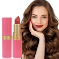thumbnail image 5 of QunYou 5-color Chocolate Stick Lipstick Color Makeup Pearl Matt Not Easy To Fade Foggy Lipstick, 5 of 6