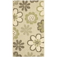 thumbnail image 3 of SAFAVIEH Courtyard Kristopher Floral Indoor/Outdoor Area Rug, Natural Brown/Olive, 2'7" x 5', 3 of 8