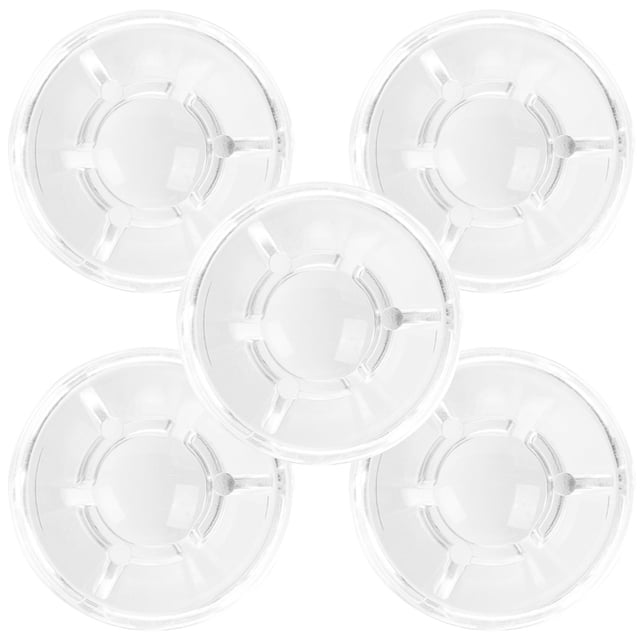 OULII 5Pcs Transparent Guitar Effect Pedal Footswitch Toppers for Musicians Compact Design
