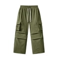 thumbnail image 4 of Wutalume Men's Cargo Pants with Pockets — Loose Work Trousers for Men, Drawstring Baggy Style, Multi-Pocket Casual Pants for Outdoor, 4 of 7