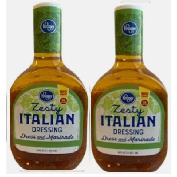 Zesty Italian Salad Dressing & Marinade (2 bottles, 36 oz each bottle)