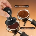 thumbnail image 3 of WWS-54mm Tamper, Espresso Coffee Tamper 54mm with Spring Load, Tamper Mat and Cleaning Brush, Stainless Steel Flat Base Espresso Press for Portafilter Coffee Machine Barista Tool (53mm), 3 of 4