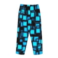 thumbnail image 3 of Lsque Geometry Dash Print Women's Pajama Pants, Lounge Pant - Comfortable Home Wear,Elastic Waistband, Stylish Design-Large, 3 of 9