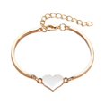 thumbnail image 2 of SPRING PARK Women's Adjustable Love Heart Chain Bracelet Jewelry Accessory Gift, 2 of 7