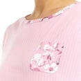 thumbnail image 4 of Flora Nikrooz Women 2-piece Super Soft Pajama Set (LARGE, PINK), 4 of 5