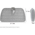 thumbnail image 3 of Sacs d'Embrayage pour Femmes Sac de Soirée en Daim Fermeture Métallique, 3 of 3