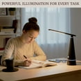 thumbnail image 2 of Lavish Home Modern LED Desk Lamp, Black, 2 of 6