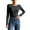 25# Black, variant on Womens' Crewneck Long Sleeve Slim Fitted Casual Top T-Shirts Stretchy Basic Shirt Coffee M