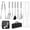 11PCS- Standard, variant on 11Pcs Stainless Steel BBQ Grilling Accessories Set, Dad Gifts for Fathers Day Grilling Gifts,Portable Practical Grill Tools Utensils Kit with Storage Bag for Outdoor Grill Camping Backyard