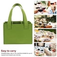thumbnail image 3 of unbranded Bolsa Para Vino Reusable Verde De Fieltro Para Almacenamiento Y Transporte En Auto Duradera Y, 3 of 6