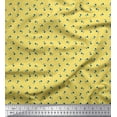 thumbnail image 1 of Soimoi Polyester Crepe Fabric Leaves & Floral Shirting Printed Craft Fabric by The Yard 52 Inch Wide, 1 of 1