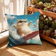 thumbnail image 3 of Housse de Coussin à Imprimé Mignon, Lavable à la Machine, Housse de Coussin Douce avec Fermeture Éclair Invisible, pour Décoration de Salon, Chambre et Sofa, 3 of 6