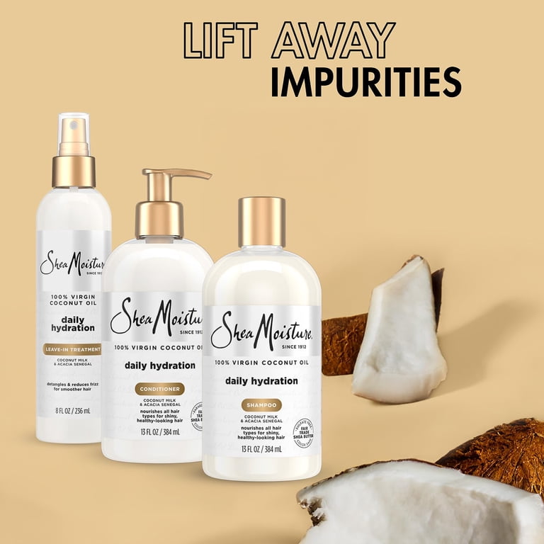 SheaMoisture Shampoo & Conditioner Set, Daily Hydration, 3pk