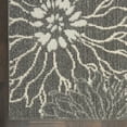 thumbnail image 4 of Nourison Passion Floral Charcoal/Blue 1'10" x 6' Area Rug, (2x6), 4 of 7