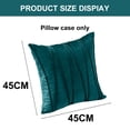 thumbnail image 2 of Juego de 2 fundas de almohada decorativas y esponjosas Dinheiro para sofá, juego de almohadas para sofá adecuado para cama, sala de estar, funda de almohada cuadrada de 18 x 18 pulgadas, 2 of 5