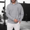 thumbnail image 2 of TSHXS Mens Hoodie Mens Lightweight Jackets Mens Fashion Athletic Hoodies Sport Sweatshirt Solid Color Pullover XXXXXL, 2 of 9