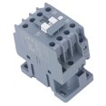 thumbnail image 3 of Contactor de CA trifásico, 1 NA, 1 NC, contacto de plata, contactor eléctrico de bajo voltaje, montaje en riel de 35 mm, 12 A, 220 V, 3 of 14