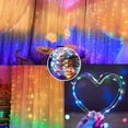 thumbnail image 4 of Perfect Holiday 300 LED USB Fairy Curtain Light with Remote - 8 Light Functions Rainbow Lights, 4 of 5