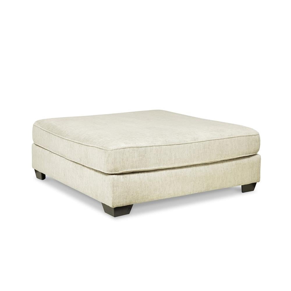Signature Design by Ashley Rawcliffe Oversized Accent Ottoman in Parchment