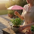 thumbnail image 6 of Fzaqwen Plant Umbrella Canopy Plants Shade Cover for Garden Potted Plants Flower Pot Pink, 6 of 9